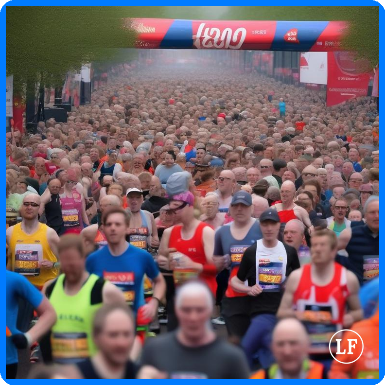 London Marathon Finishes Everyone Except the Runner