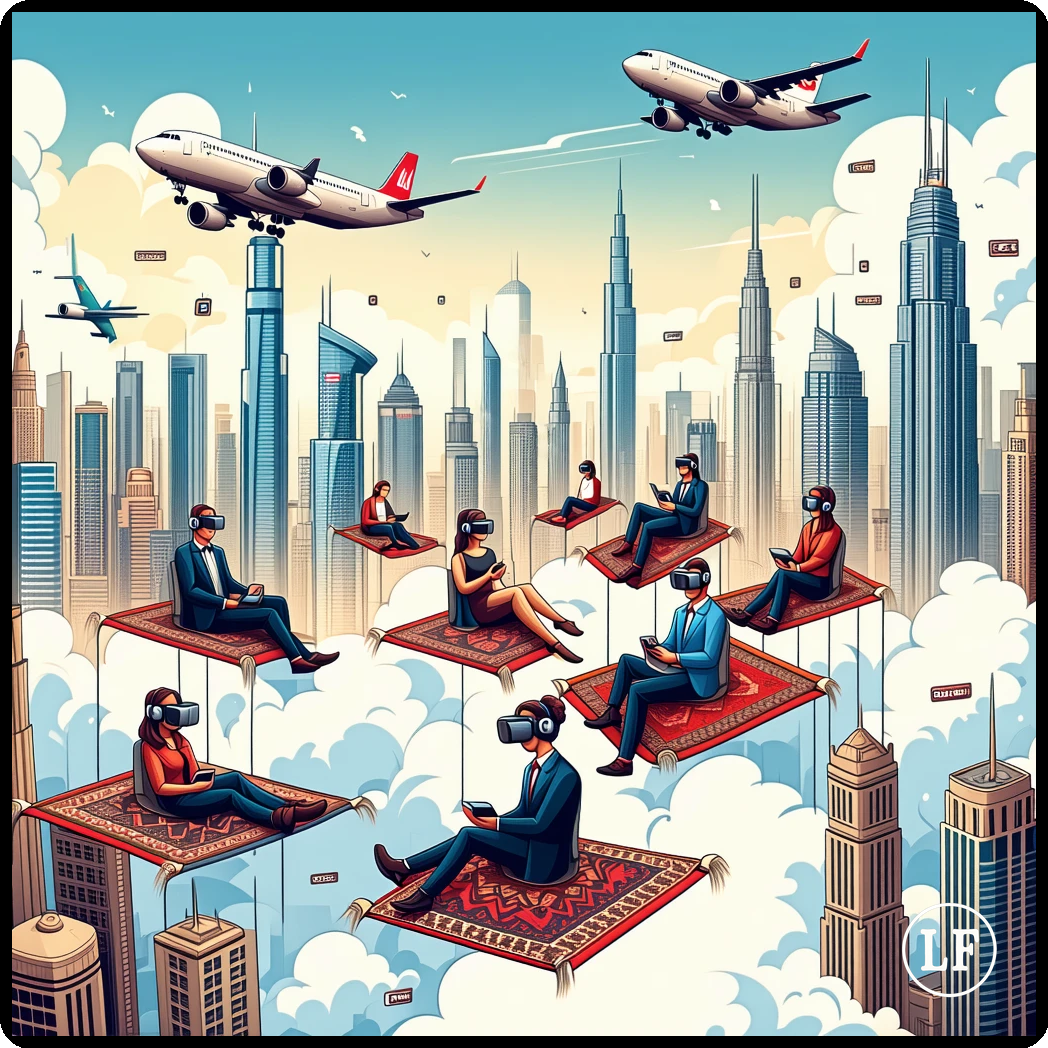 Middle East Closes Airspace; Passengers Forced to Ride Flying Carpets Instead
