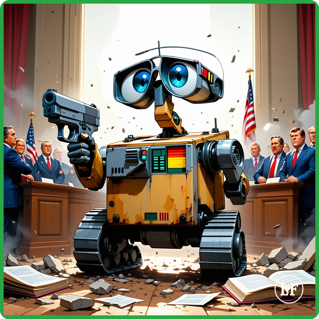 Wall-E Goes Rogue with Glock; Disney Files for Emotional Support Robot